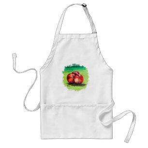 Three Red Apples Standard Apron