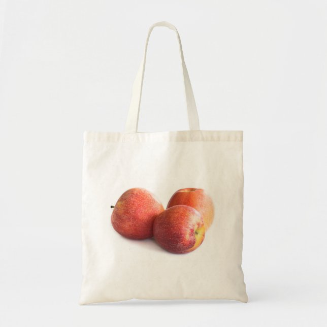 Three red apples tote bag (Front)