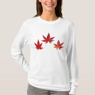 Three red falling leaves T-Shirt