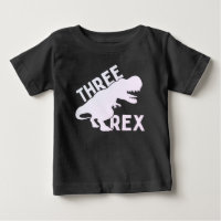 Three Rex 3 rd Birthday Shirt,Three Year Olds