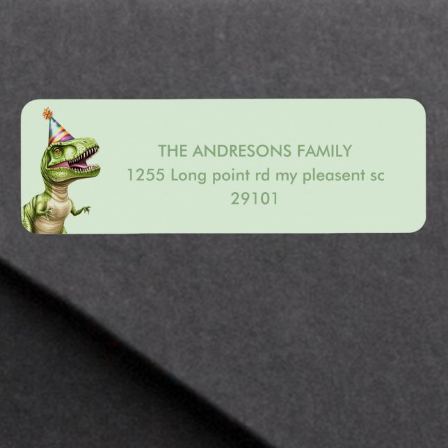 Three-Rex Dinosaur Birthday | Green  (Creator Uploaded)