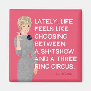 Three ring circus magnet