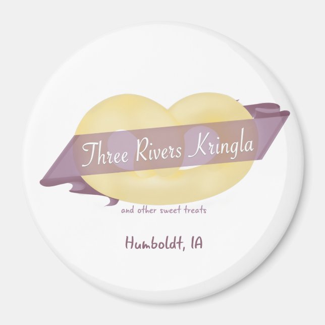 Three Rivers Kringla Magnet (Front)