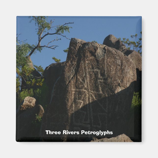 Three Rivers Petroglyphs Magnet (Front)