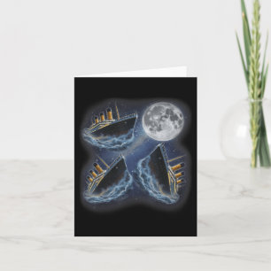 Three Rms Titanic Moon 3 Howling At Moon Funny Wei Card