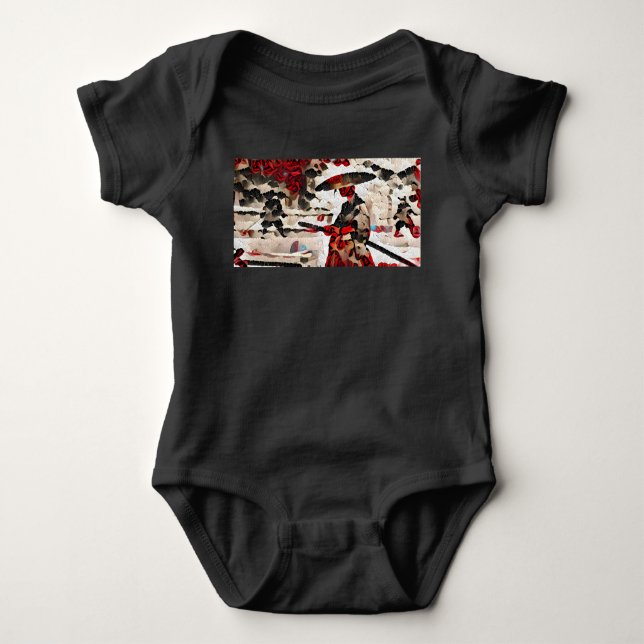 Three Ronin - Artist - NFT Artisans SamurAI Baby Bodysuit (Front)