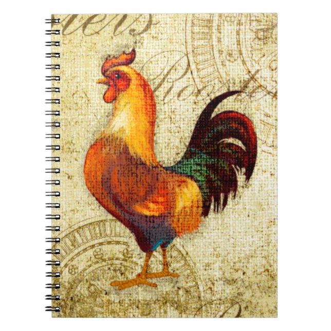 Three Roosters Notebook (Front)
