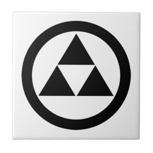 three round scales tile