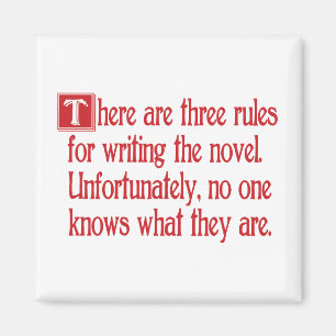 Three Rules Magnet