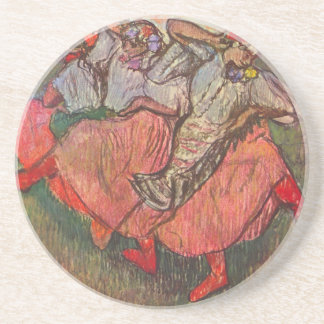 Three Russian Dancers by Edgar Degas Coaster