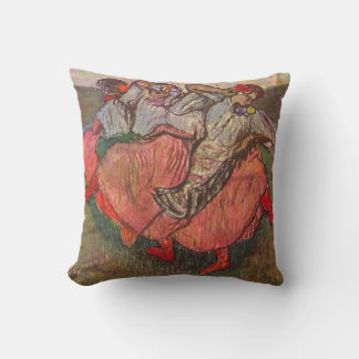 Three Russian Dancers by Edgar Degas Cushion
