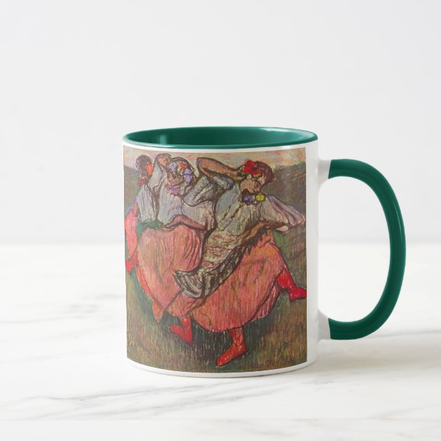 Three Russian Dancers by Edgar Degas Mug (Right)