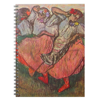 Three Russian Dancers by Edgar Degas Notebook