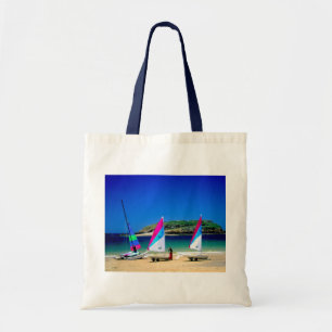 Three sailing boats, France Tote Bag