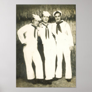 THREE SAILORS POSTER