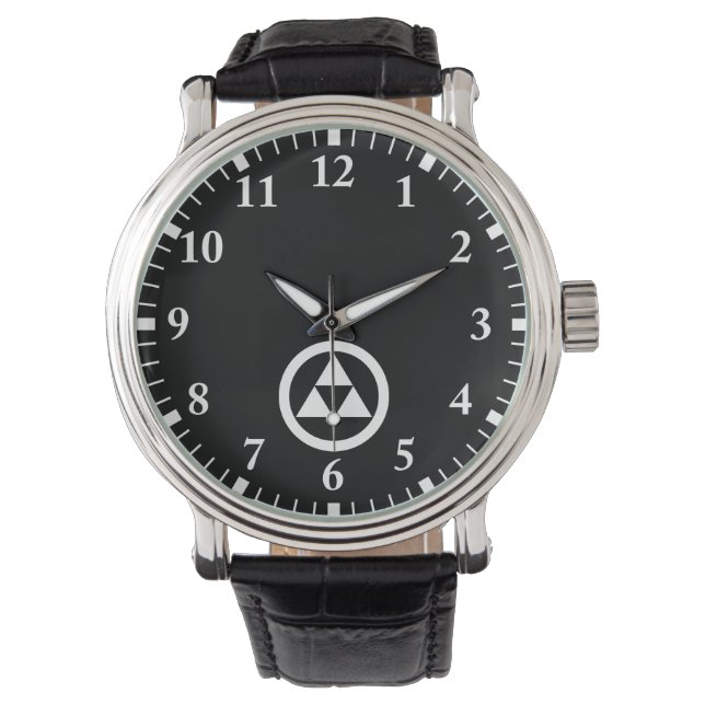 Three scales in circle watch (Front)