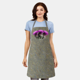 Three Scottish Thistles Apron