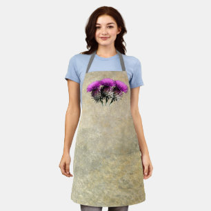 Three Scottish Thistles Apron