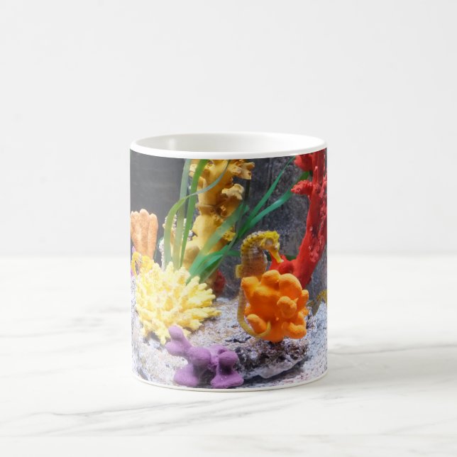 Three seahorses coffee mug (Center)