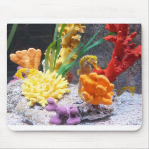 Three seahorses mouse mat