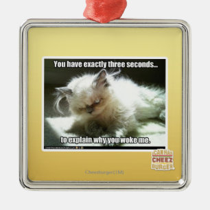 Three seconds metal tree decoration