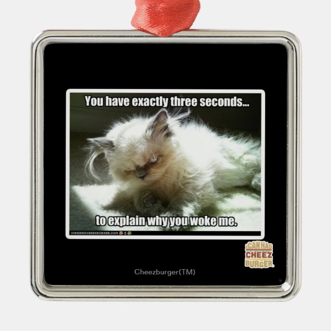 Three seconds metal tree decoration (Front)