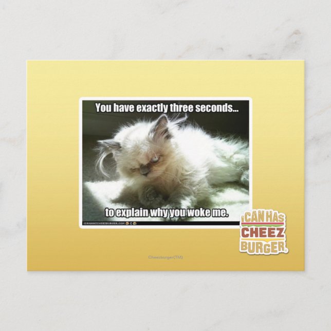 Three seconds postcard (Front)