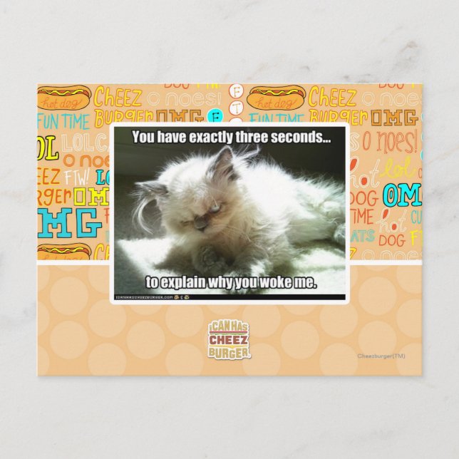 Three seconds postcard (Front)