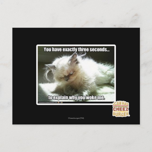 Three seconds postcard (Front)