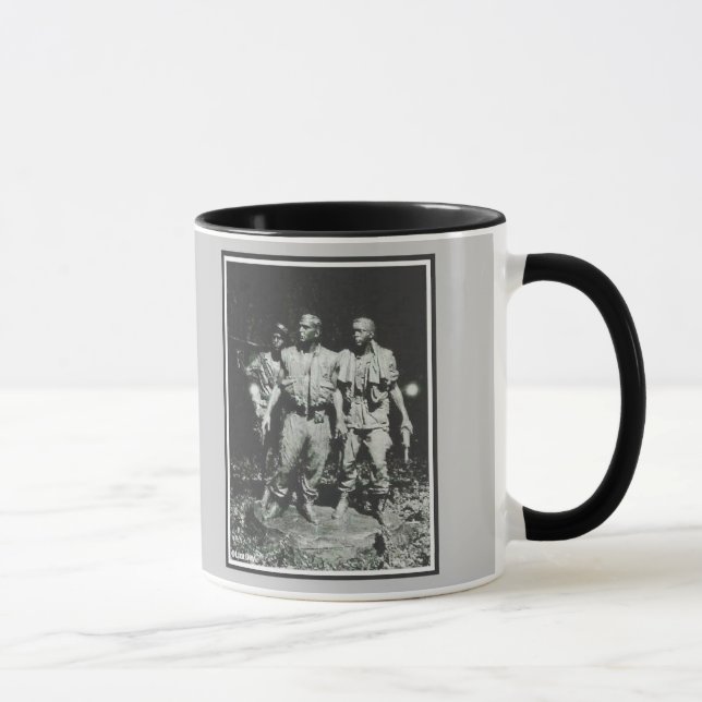 'Three Servicemen' Vietnam Memorial Mug (Right)