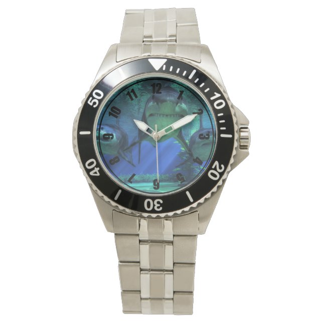 Three Sharks Watch (Front)