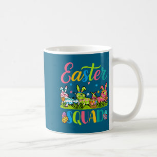 Three Shirt Easter Squad Colorful Bunny Bearded Coffee Mug