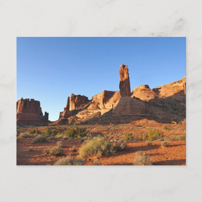 Three Sisters at Arches National Park Postcard (Front)