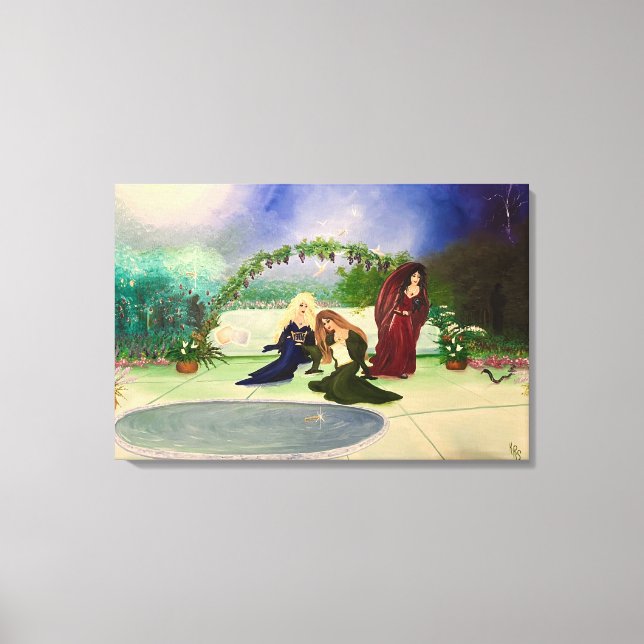 Three Sisters Canvas Print (Front)
