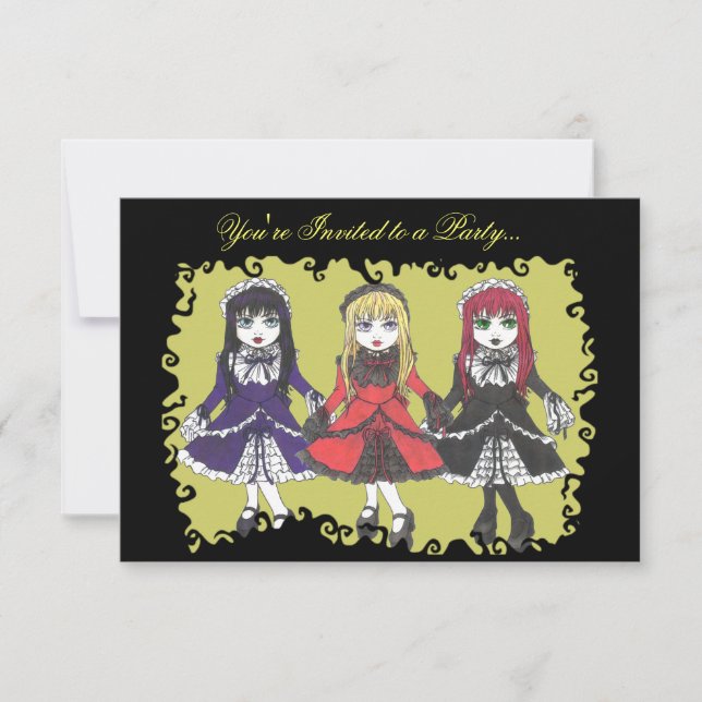 Three Sisters Invitation (Front)