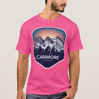 Three Sisters Mountains Canmore Alberta Canada T-Shirt