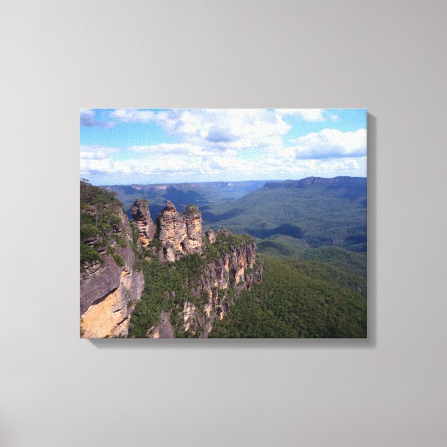 three sisters view canvas print (Front)