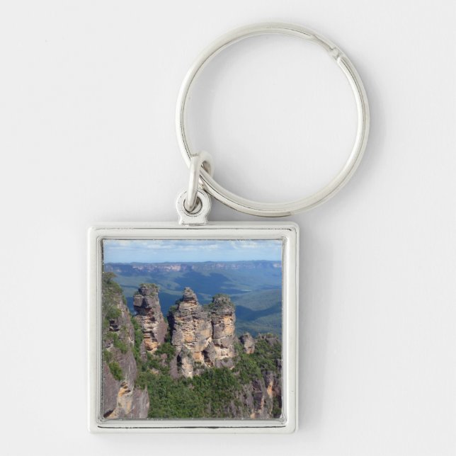 three sisters view key ring (Front)