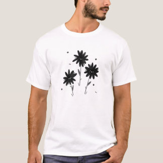 Three Smiling Flowers T-Shirt