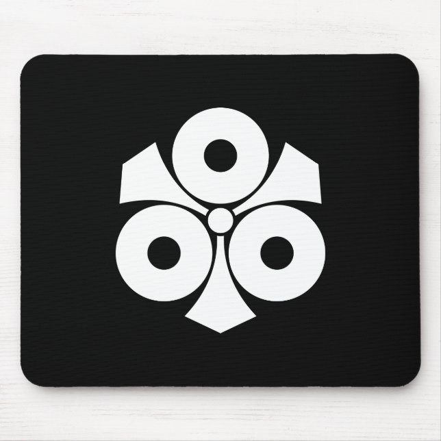 Three snake eyes with swords mouse mat (Front)