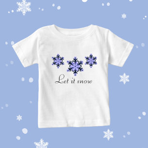 Three snowflakes baby T-Shirt