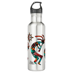 Three Southwest Kokopelli  Stainless Steel Water B 710 Ml Water Bottle