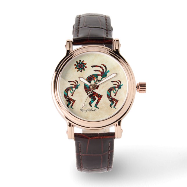 Three Southwest Kokopelli Watch (Front)
