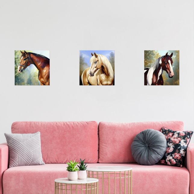 Three Spectacular Horses (Livingroom)