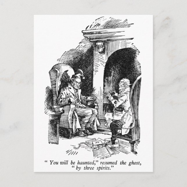 Three Spirits (with text) Postcard (Front)