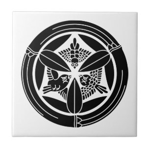Three Spoons in a Bamboo Circle Tile