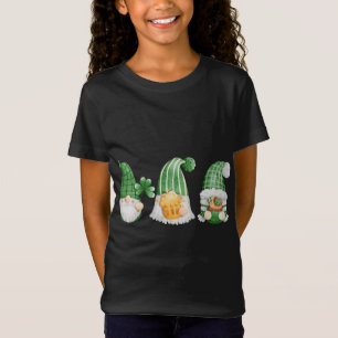 Three St. Patricks gnomies for St. Patricks Day gn T-Shirt