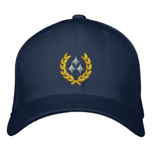 Three Star General Embroidered Hat