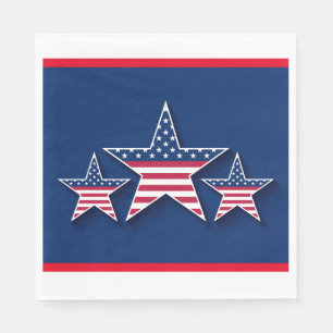 Three Stars  Napkin