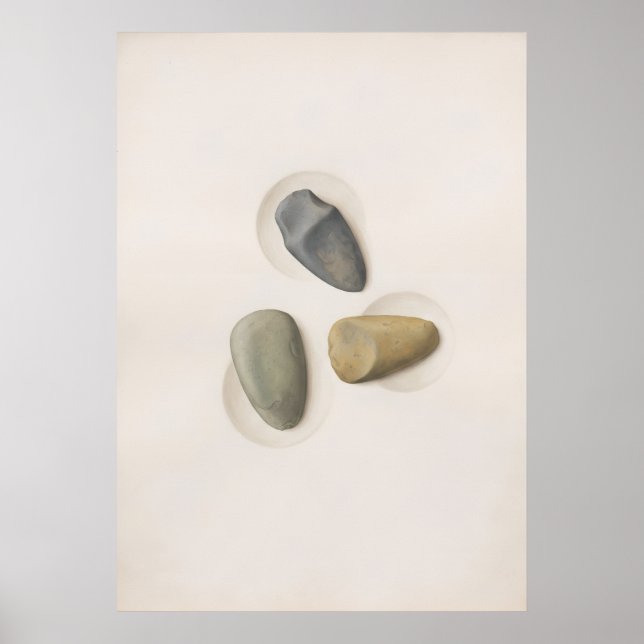 Three Stones Balance and Alignment Spiritual Wall  Poster (Front)